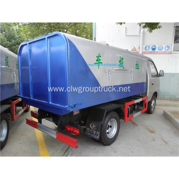 Small rear loading cheap garbage truck